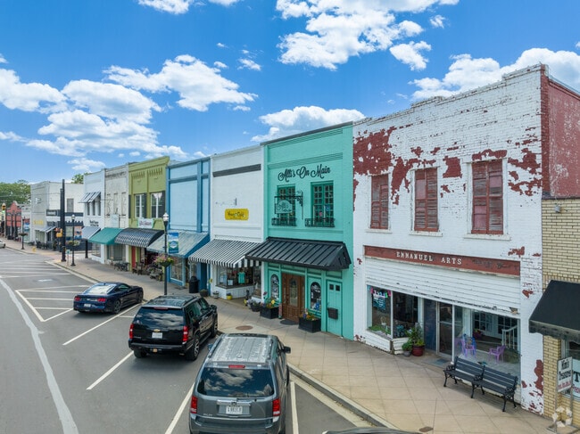 Step back in time with a stroll down Main St. in Inman.