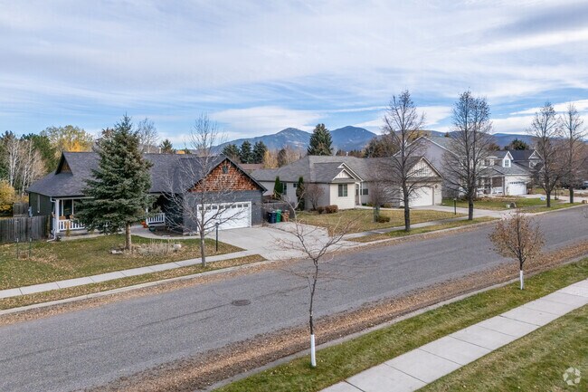 Picturesque Craftsman homes surrounded by nature is South Bozeman living at its best.