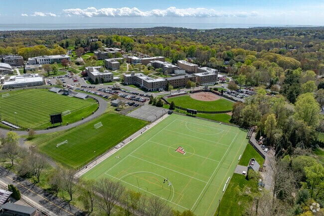 Fairfield University is a stunning campus just north of Downtown Fairfield in the University neighborhood.