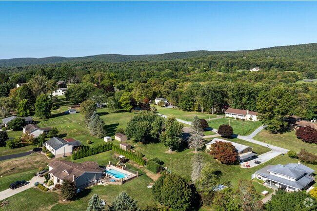 Residents of Upper Yoder enjoy privacy and space on generously sized lots.