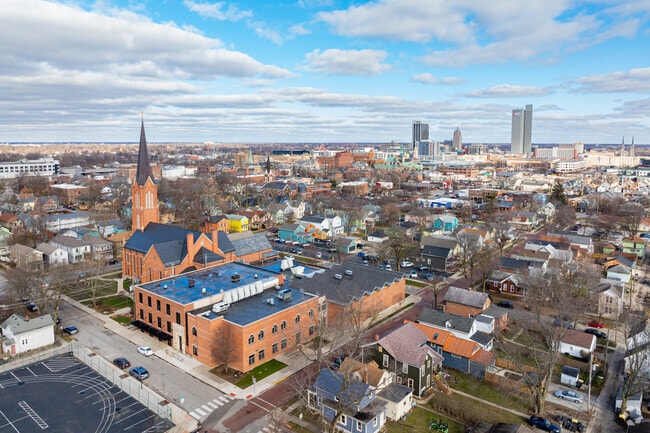 Emmanuel-St. Michael School is located near downtown Fort Wayne.