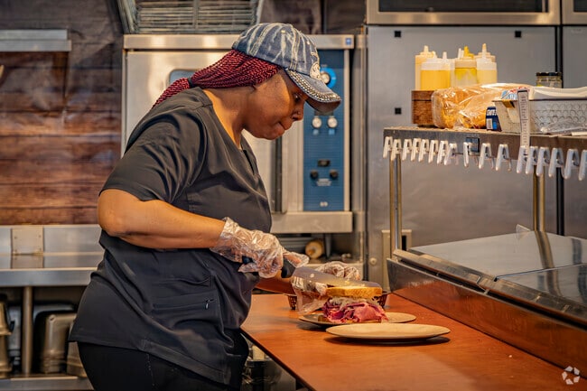The Corned Beef Hideout near Wesglen is famous for its corned beef sandwiches.