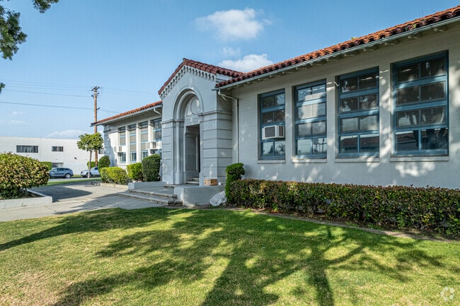 A set of classrooms at Cesar Chavez Elementary School in Norwalk.