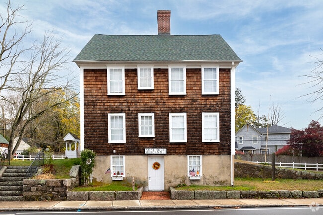 The Historic Paine Mercantile is colonial landmark in downtown Coventry.