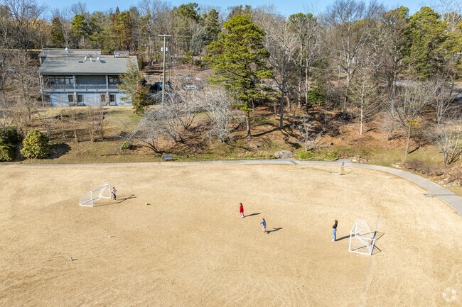 Town Common Park has plenty of space for families to enjoy outdoor activities like soccer.