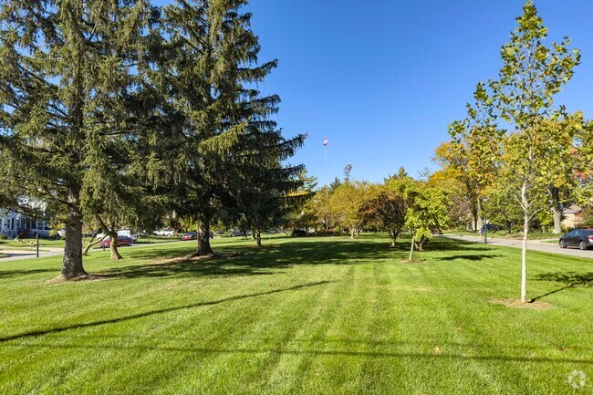 Lafayette Park in Lafayette Place provides a spacious common area for residents to enjoy.