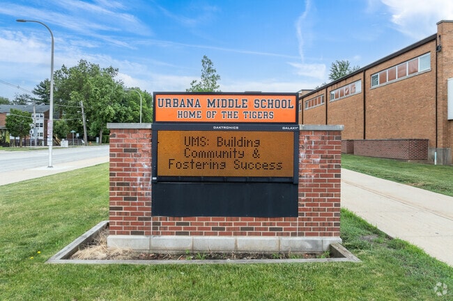 Urbana Middle School enrolls students in grades 6th-8th.