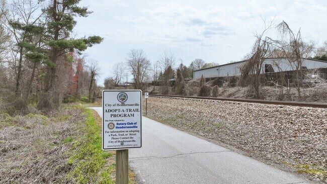 The Oklawaha Greenway Trail is a great place to go biking in Hendersonville.