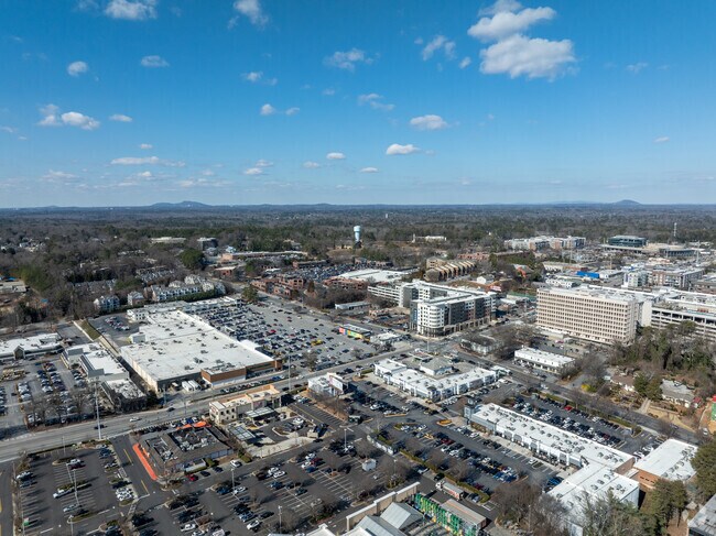 The expansive shopping area in Sandy Springs, Georgia, located off Roswell Road offers most, if not all, of your shopping needs.