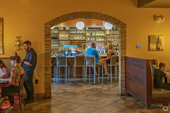 Elizabeth's Pizza near Douglas Byrd serves an Italian-inspired menu that locals savor.