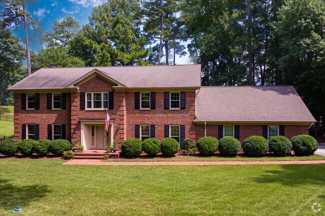 Brick homes can be found on the fairways of North Ridge Country Club.