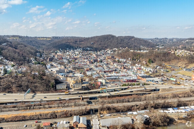 Millvale is tucked into a small valley near Pittsburgh, PA.