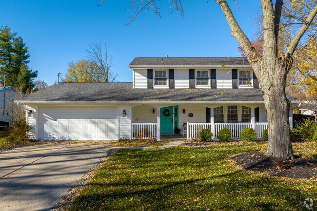 Fort Wayne's Monarch Park has plenty of two story homes for large families.