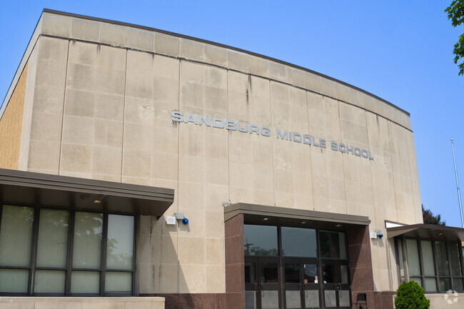 Welcome to Sandburg Middle in Elmhurst.