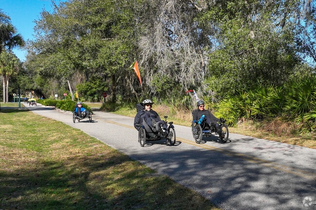Alaqua residents enjoy the scenic trails and parks at Wekiva Wildlife Preserve.