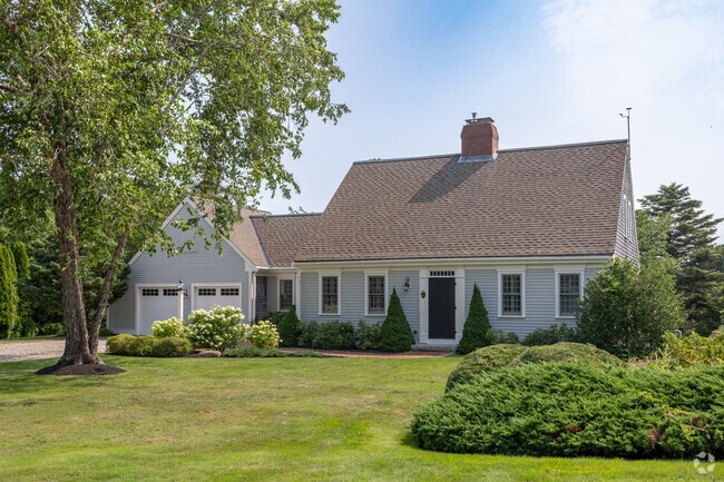 Cape Cod style homes are common in West Barnstable.