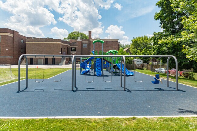 Beaupre Elementary School offers its students a well maintained playground.