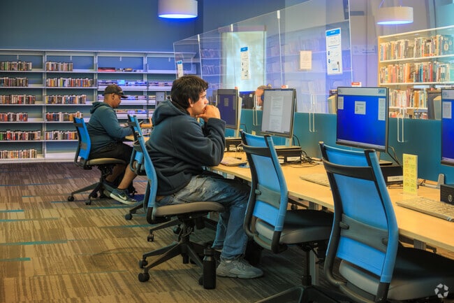 The Michelle Obama library is a well-equipped resource for books and research alike.