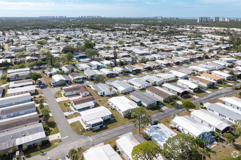 There are a few manufactured home communities in Coastal North Naples.
