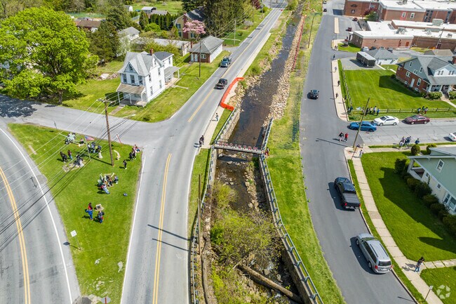 Spend time outdoors at the Antietam creek in Stoney Creek Mills.