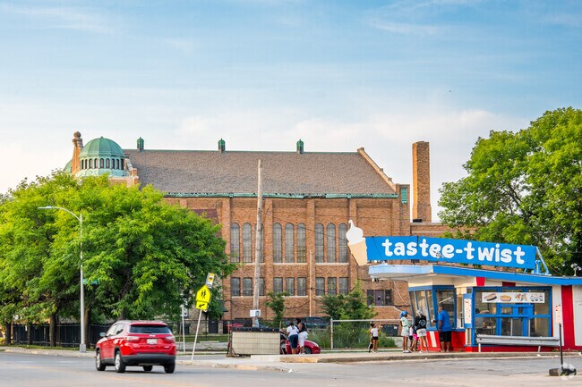 The Tasty Twist is a popular stop for cold treats near Triangle North in Milwaukee, Wisconsin.
