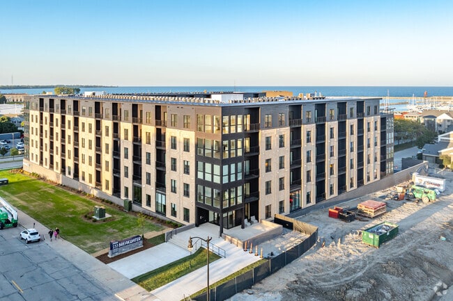 New developments are popping up all over Racine including this 200 unit beauty on the lake.