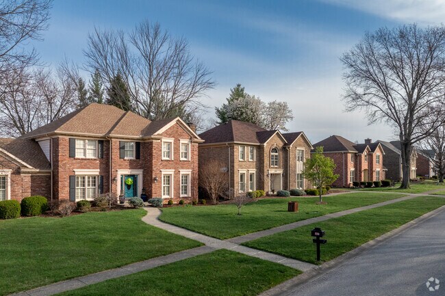 Yards in Lyndon are kept well manicured by residents.