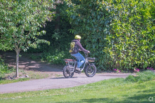 Go for a ride around Montlake to explore the area.