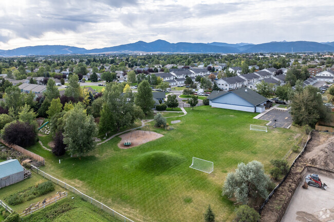 Bozeman Summit School has a great outdoor play area for students.