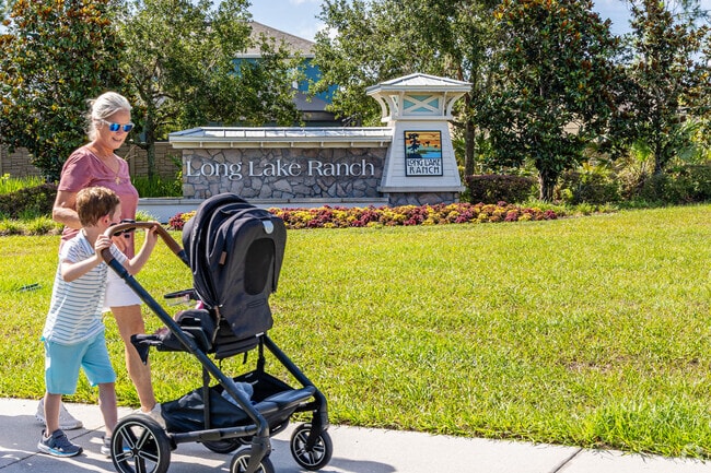 Families strolling with baby carriages in Long Lake Ranch, FL can enjoy the peaceful and scenic environment.