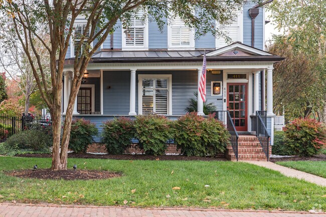 Charming Southern living in Williamsburg, Virginia with this beautiful front porch home.