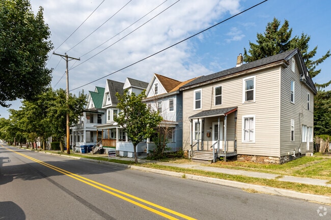 Rows of affordable homes line the streets of Center City.