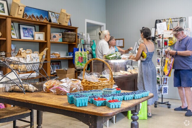 Gilmanton's Own Market is a popular stop with residents for its wide range of locally made items.