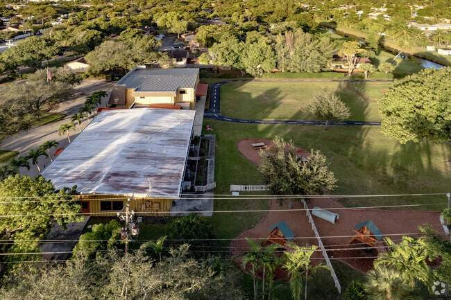 A look down at the campus of The Blake School of Plantation in Plantation, FL.