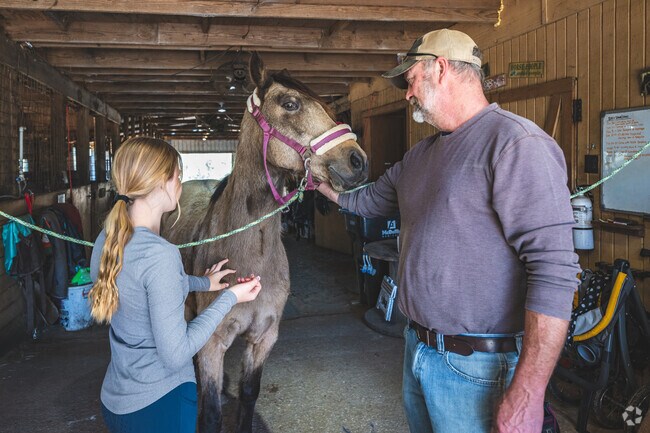 Sandstone Equestrian Center is well-known and also offers boarding in Cottage Park.