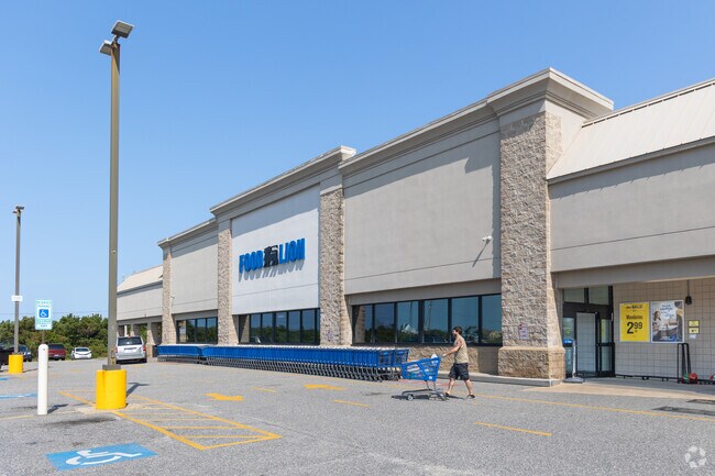 Salvo residents can shop for all of their grocery needs at the nearby Food Lion in Avon.