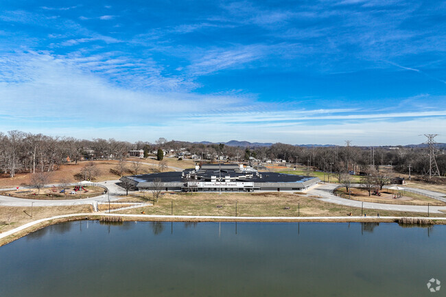 Alcoa Elementary School has a beautiful campus surrounded by nature and parks.