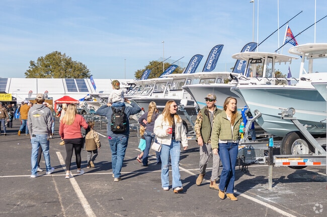 Charleston Boat Show is a fun annual event families and friends enjoy attending to kick off boating season in Charleston.
