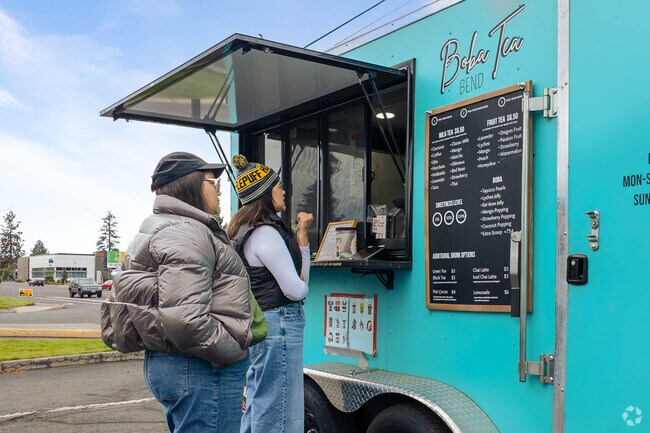 Deschutes River Woods can check out the Boba Tea & Coffee stand in the Bend Outlets parking lot.