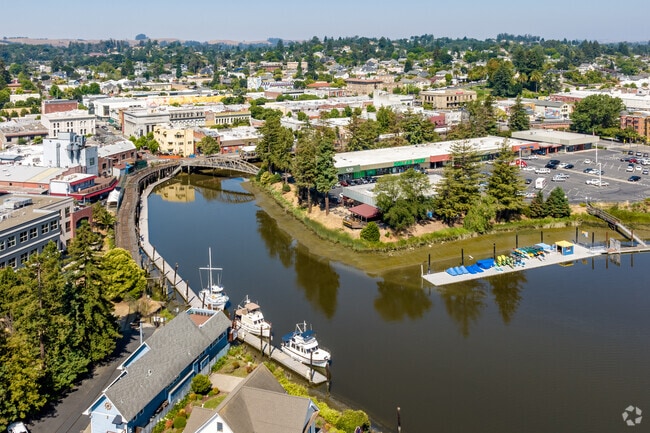 Enjoy scenic views of the Petaluma River in Downtown Petaluma.
