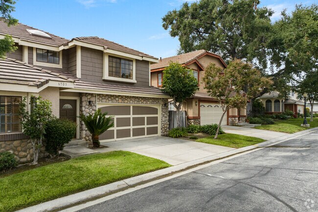 The new traditional homes in the area stand out in East San Gabriel.