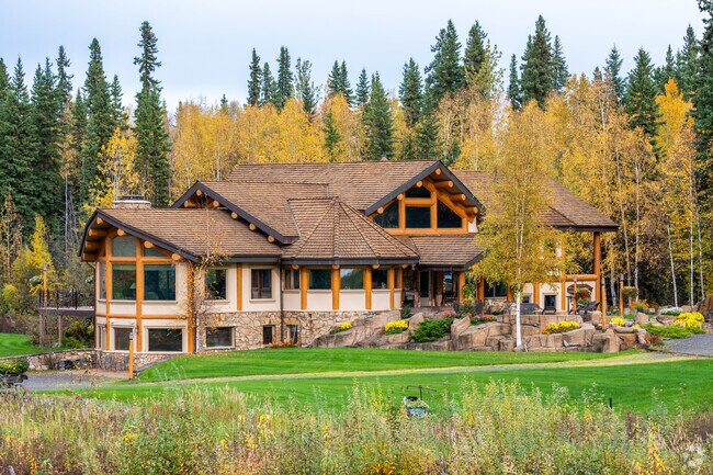 In Chena Ridge, you can find large homes on giant plots of land along the Chena River.