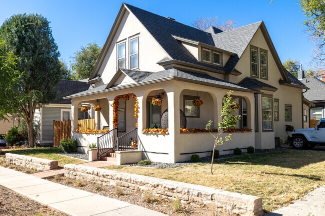 You see homes with wraparound porches in the Westside neighborhood.