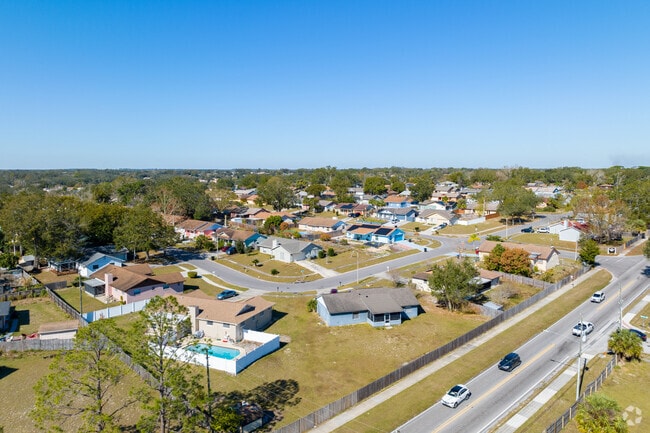 Single Family homes with large lots can be found at Pine Hills.
