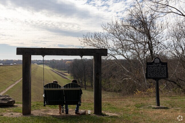 The many metroparks located in Vandalia allows residents to spent time outside.