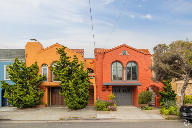 Mission-Style stucco homes offer a twist on the classic Outer Sunset home.
