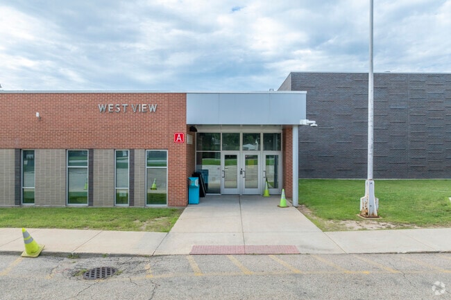 West View Elementary School has 420 students.