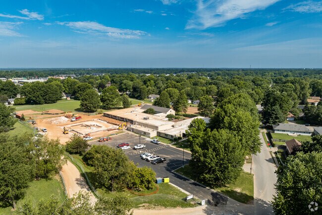 Students at Cowden Elementary enjoy the safety of a newly constructed FEMA safe room and gym.