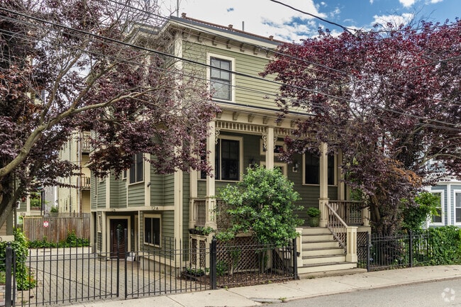 Low-rise condos and new luxury buildings cluster near Savin Hill.