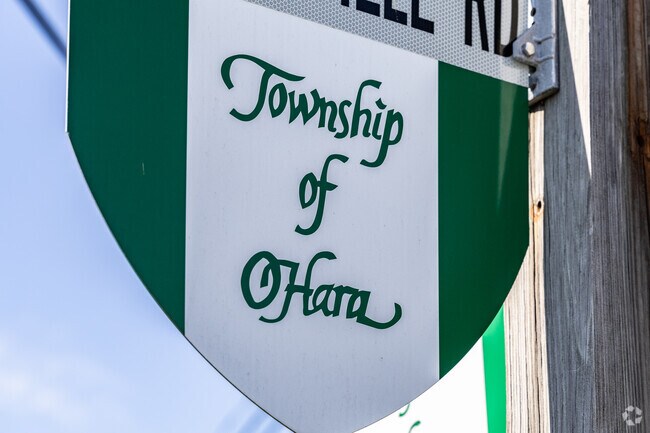 West O'Hara Township sits behind Shaprpsburg right off the Allegheny River.